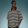 Custom Oversized Stripe T-Shirt | Thick 100% Cotton Breathable T-Shirt | Digital Print Polo Shirt