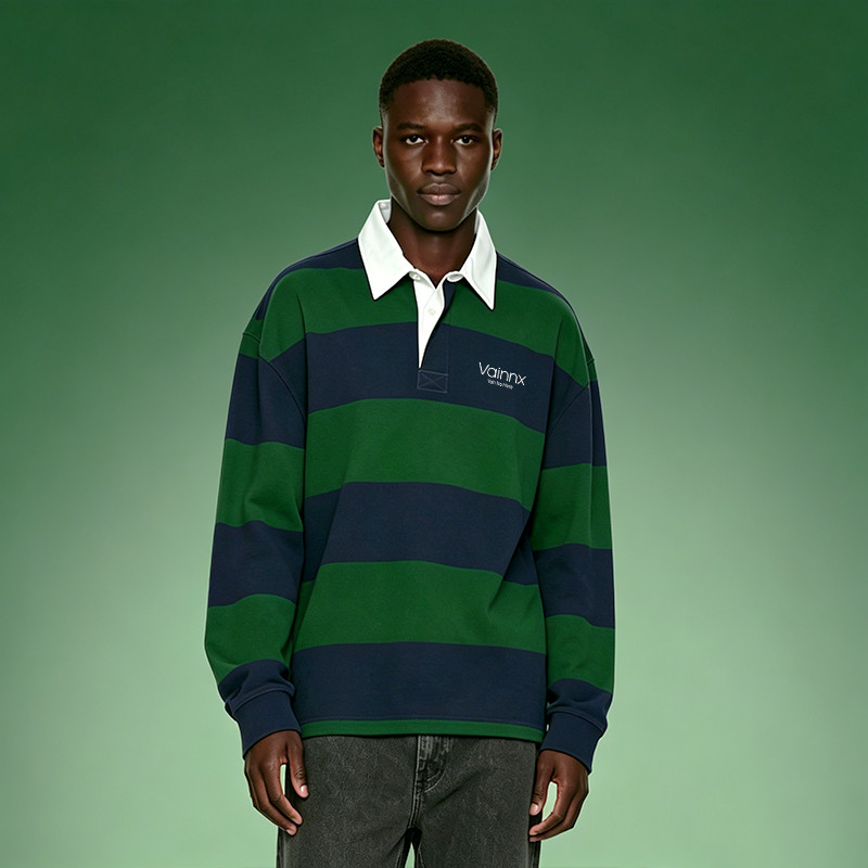 Long-sleeved Polo T-shirt
