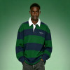 Custom Long Sleeves Jersey Polo T-shirt | Cotton Fleece Striped Vintage T-Shirt | Streetwear Manufacturer