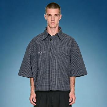 Custom Men's Casual Button Up Shirt | Boxy Fit Work Shirts | Oversized Streetwear Supplier
