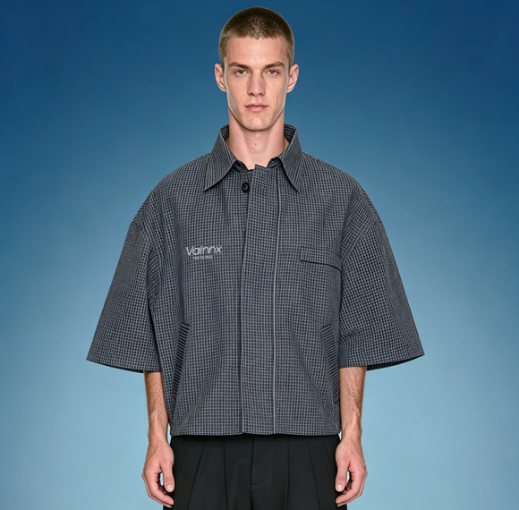 Custom Men's Casual Button Up Shirt | Boxy Fit Work Shirts | Oversized Streetwear Supplier