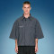 Custom Men's Casual Button Up Shirt | Boxy Fit Work Shirts | Oversized Streetwear Supplier