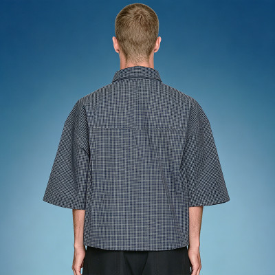 Custom Men's Casual Button Up Shirt | Boxy Fit Work Shirts | Oversized Streetwear Supplier
