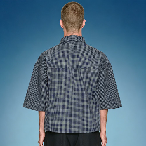 Custom Men's Casual Button Up Shirt | Boxy Fit Work Shirts | Oversized Streetwear Supplier