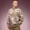 Custom Men's Long Sleeve Digital Print Tee | Heavyweight Cotton Fleece Designer T-shirt | Jacquard Knit T-shirt