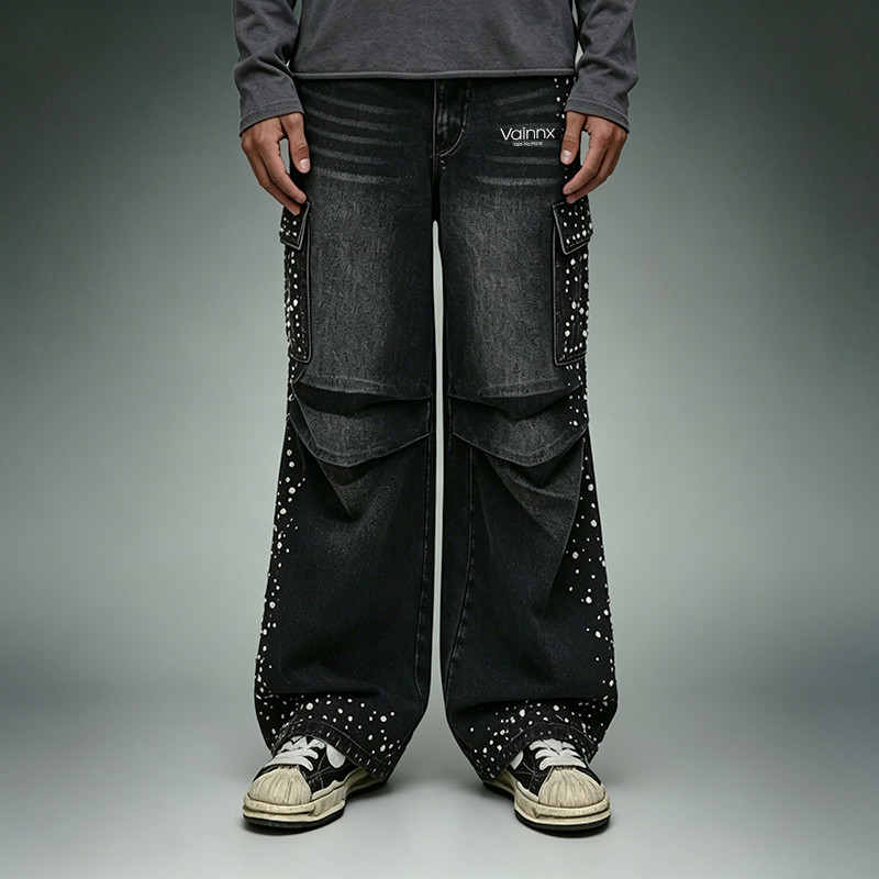 Custom Acid Washed Jeans