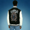 Custom Varsity Jacket | Faux Leather Sleeves Jacket | Men's Print Bomber Jacket | High Quality Jacket Manufacturer