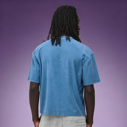 Custom DTG Print Graphic T shirt | Custom T-shirt Manufacturer | Crop Fit Heavyweight T-shirt