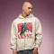 Custom Screen Print Zip Up Hoodie | Vintage Heavyweight Cotton Fleece Hoodie | Streetwear Supplier