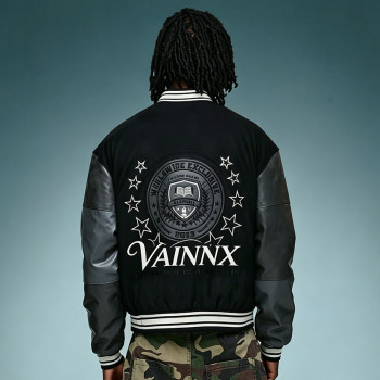Custom Varsity Jacket | Sportswear Leather Jacket | Men's Print Bomber Jacket | Chenille Embroidery Jacket