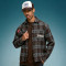 Custom 260 Gsm Cotton Plaid Shirt | Embroidery Patchwork Shirt | Men's Streetwear Shirt
