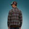 Custom 260 Gsm Cotton Plaid Shirt | Embroidery Patchwork Shirt | Men's Streetwear Shirt