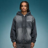 Custom Zip Up Denim Hoodie | Acid Wash Heavyweight Drawstring Hoodie | Streetwear Manufacturer