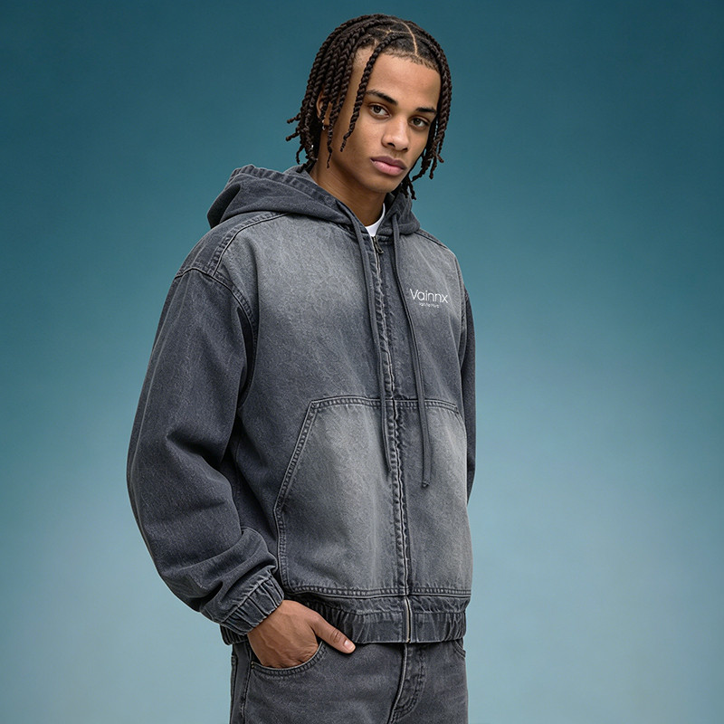 Denim Hoodie