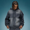 Custom Zip Up Denim Hoodie | Acid Wash Heavyweight Drawstring Hoodie | Streetwear Manufacturer