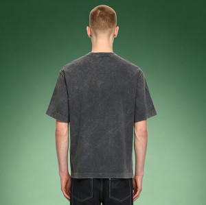 Custom Acid Wash Boxy T-Shirt | Thick Cotton Breathable T-shirt | DTG Print Vintage Tee