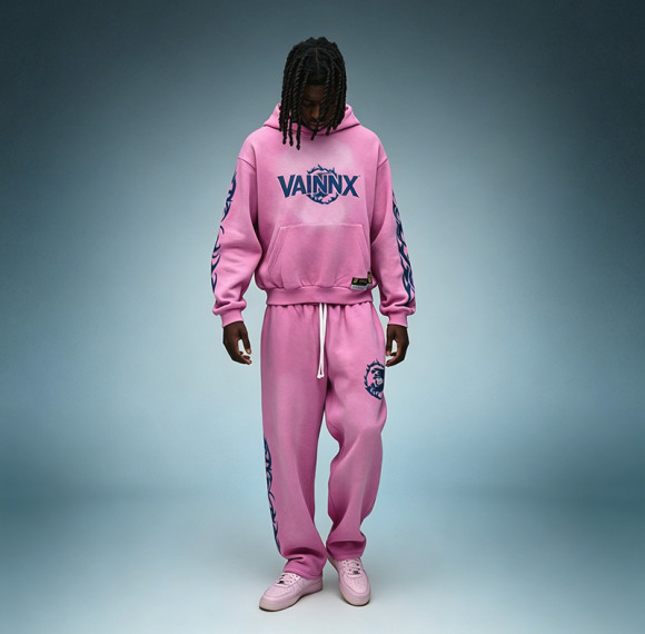 Custom DTG Print Logo Sweatsuit | Heavyweight Cotton Men's Sportswear Tracksuit | Acid Wash Hooded Sweatsuit