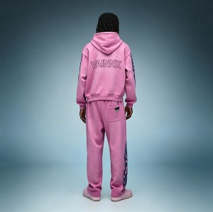 Custom DTG Print Logo Sweatsuit | Heavyweight Cotton Men's Sportswear Tracksuit | Acid Wash Hooded Sweatsuit