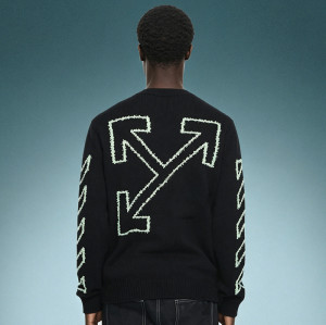 Custom Pullover Sweater | Men's Crew Neck Heavyweight Cotton Sweater | Jacquard Pattern Sweater