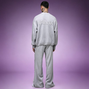 Custom Heavyweight Cotton Knit Sweatsuit | Men's Oversize Jogging Tracksuit | Streetwear Clothing Manufacturer