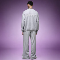 Custom Heavyweight Cotton Knit Sweatsuit | Men's Oversize Jogging Tracksuit | Streetwear Clothing Manufacturer