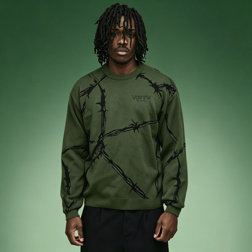 Custom 100% Organic Cotton Hoodie | Crewneck Print Sweatshirt | Streetwear Clothing Supplier