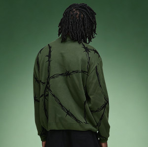 Custom 100% Organic Cotton Hoodie | Crewneck Print Sweatshirt | Streetwear Clothing Supplier