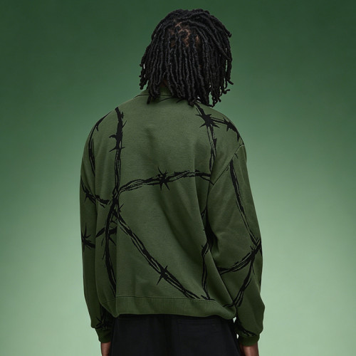 Custom 100% Organic Cotton Hoodie | Crewneck Print Sweatshirt | Streetwear Clothing Supplier