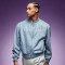 Custom Print Logo Jacket | Cropped Streetwear Bomber Jacket | Men's Casual Leather Jacket