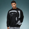 Custom Jacquard Knit Sweater | Men's Crew Neck Thick Cotton Sweater | Streetwear Apparel Manufacturer