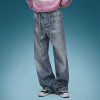 Custom Baggy Denim Jeans | Rhinestone Straight Leg Pants | Streetwear Apparel Manufacturer