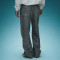 Custom Baggy Denim Jeans | Rhinestone Straight Leg Pants | Streetwear Apparel Manufacturer