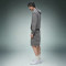 Custom Cotton Shorts Zip up Hoodie Tracksuit | Casual Striped Tracksuit | Streetwear Apparel Manufacturer