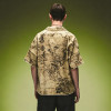 Custom Distressed Digital Print Shirt | Boxy Camp Collar Vintage Shirt | Streetwear Apparel Manufacturer