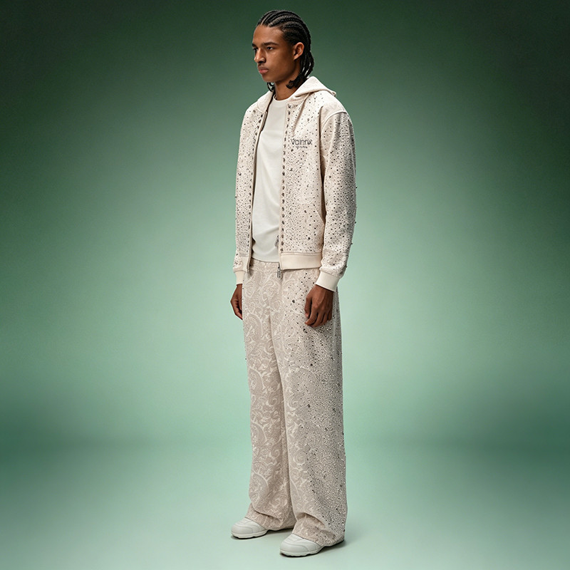 Streetwear Zip Hoodie Baggy Pants Set