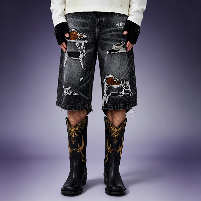 Custom Men's Denim Shorts