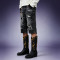 Custom Men's Denim Shorts | Washed Distressed Denim Shorts | Multi Layer Ripped Baggy Fit Shorts