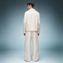 Custom Luxury High Quality Tracksuit | Men's Floral Embroidery Tracksuit | Streetwear Apparel Manufacturer
