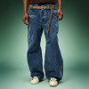 Custom Heavyweight 100% Cotton Denim Pants | Wide Leg Washed Baggy Jeans | High Quality Pants Manufacturer