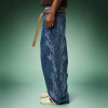 Custom Heavyweight 100% Cotton Denim Pants | Wide Leg Washed Baggy Jeans | High Quality Pants Manufacturer