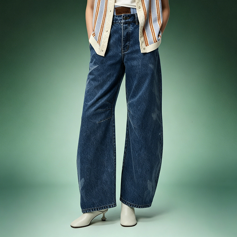 Washed Baggy Jeans
