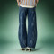 Custom Heavyweight 100% Cotton Denim Pants | Wide Leg Washed Baggy Jeans | High Quality Pants Manufacturer