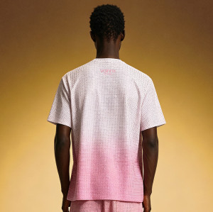 Chanjoye Custom Logo T-shirt | Breathable Ombre Gradient T-shirt | Streetwear Oversized Cotton Tee