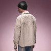 Custom Embroidered Button-Up Shirt | Drop Shoulder Oversize Shirt | Streetwear Apparel Manufacturer