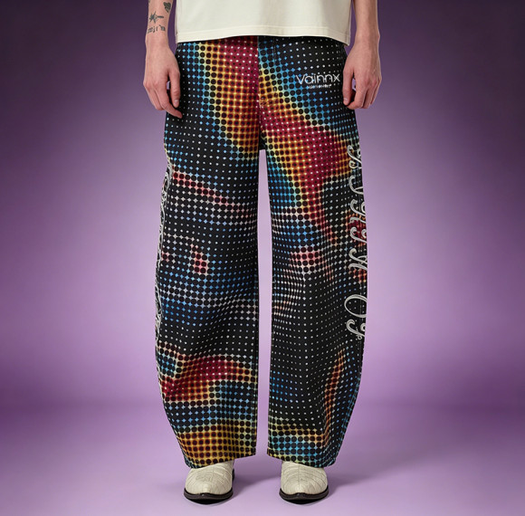 Custom All Printed Baggy Pants | Men's Casual Streetwear Pants | Streetwear Apparel Manufacturer