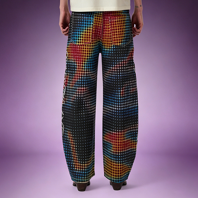 Printed Baggy Pants