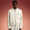 Custom Men's Jacket | Heavyweight Fleece Zip Up Track Jacket | Rhinestone Streetwear Jacket