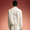 Custom Men's Jacket | Heavyweight Fleece Zip Up Track Jacket | Rhinestone Streetwear Jacket