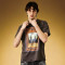 Vintage Distressed T-shirt | Custom Graphic Print T-Shirt | Oversize Heavyweight 100% Cotton T-shirt