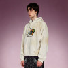 Custom DTG Print Hoodie | Dirty Washed Ripped Oversized Hoodie | Vintage Streetwear Sweatshirt